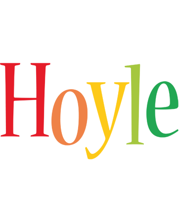 Hoyle birthday logo