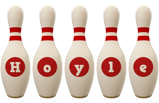 Hoyle bowling-pin logo