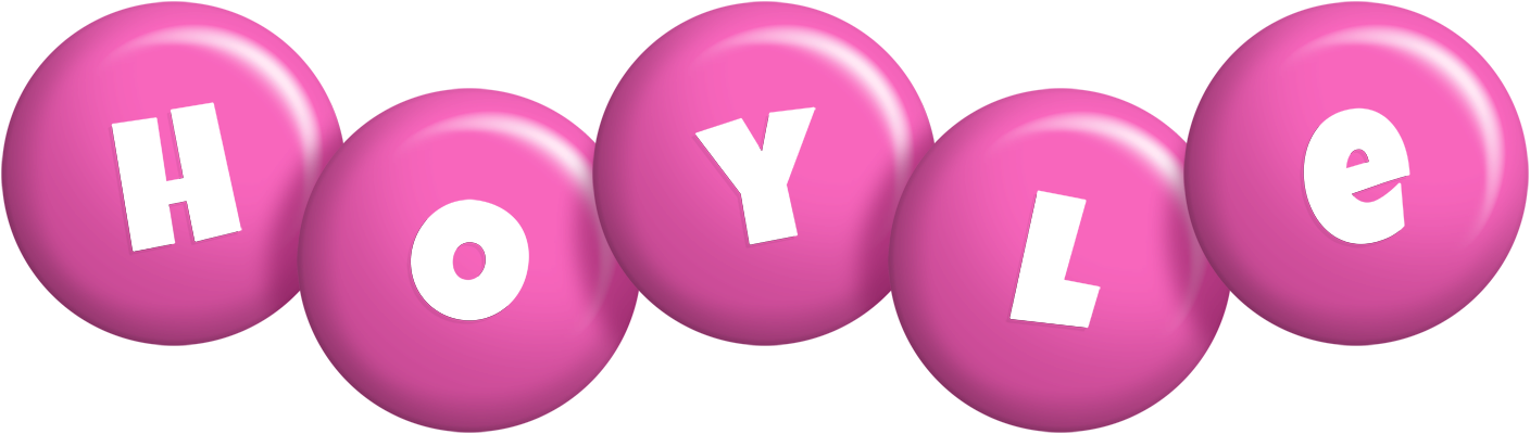 Hoyle candy-pink logo