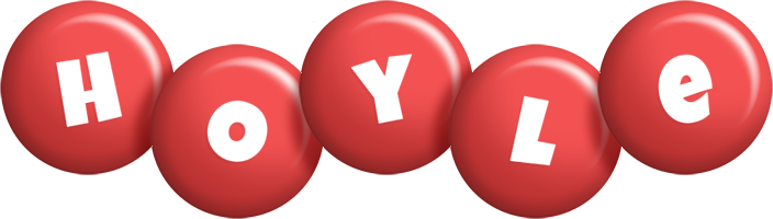 Hoyle candy-red logo