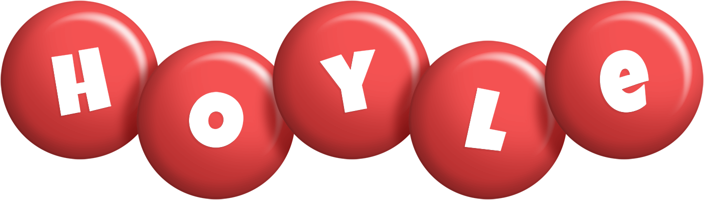 Hoyle candy-red logo