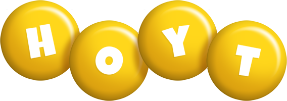 Hoyt candy-yellow logo