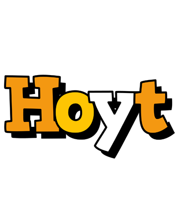 Hoyt cartoon logo