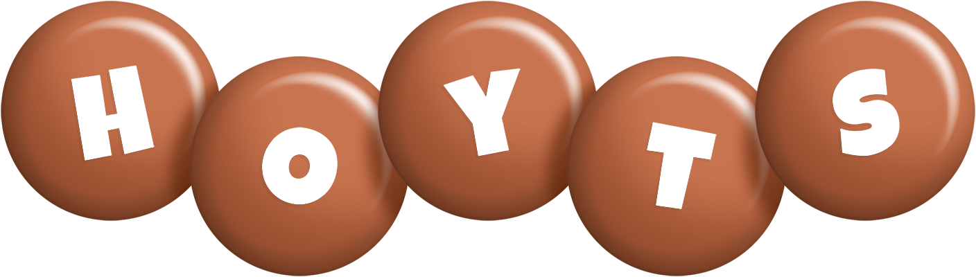 Hoyts candy-brown logo