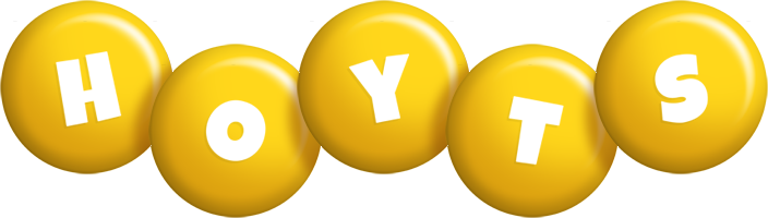 Hoyts candy-yellow logo