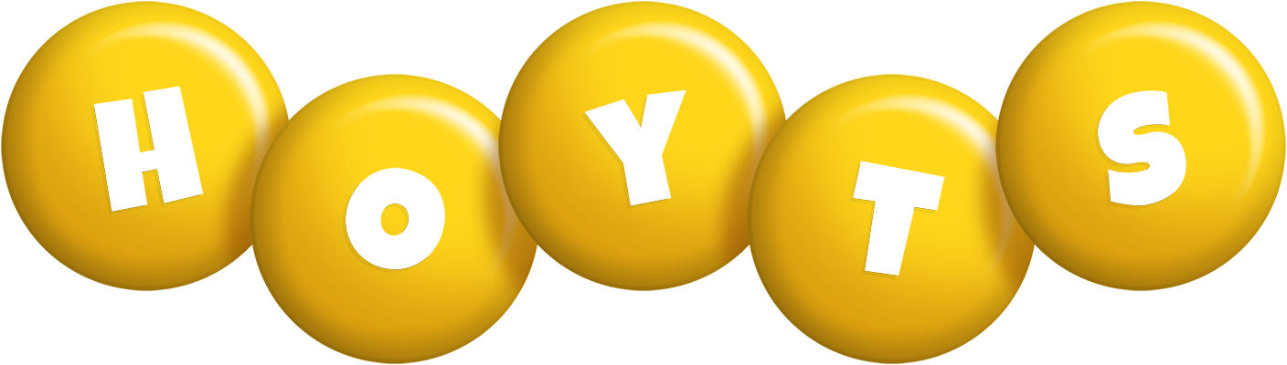Hoyts candy-yellow logo