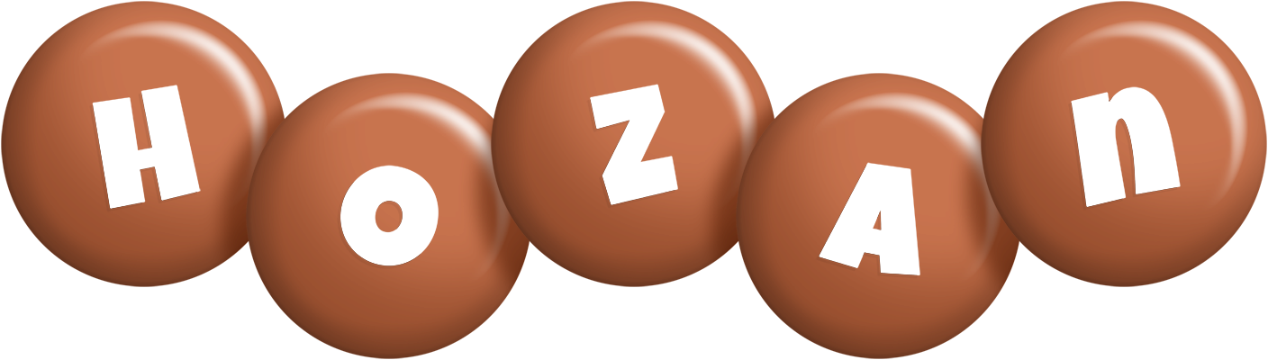Hozan candy-brown logo