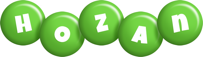 Hozan candy-green logo