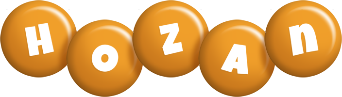 Hozan candy-orange logo