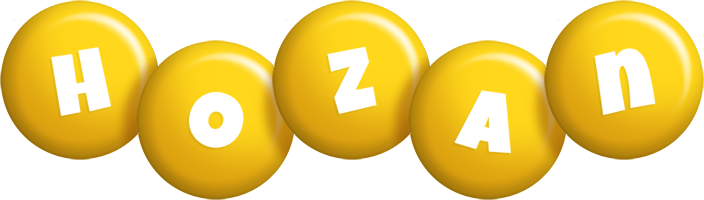 Hozan candy-yellow logo