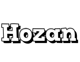 Hozan snowing logo