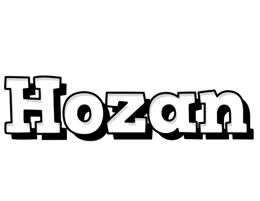 Hozan snowing logo
