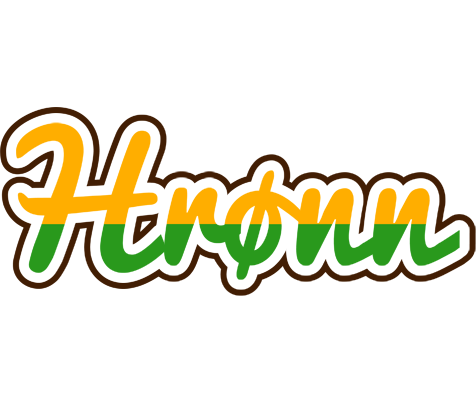 Hrønn banana logo