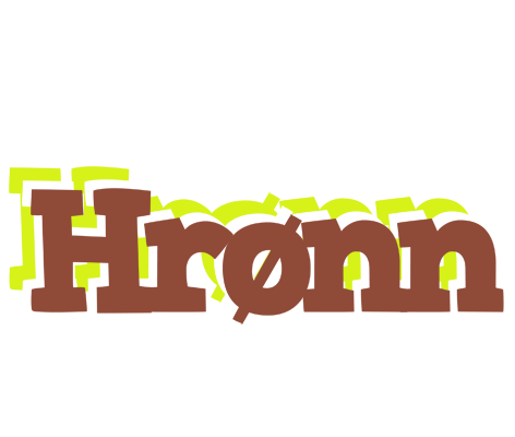 Hrønn caffeebar logo