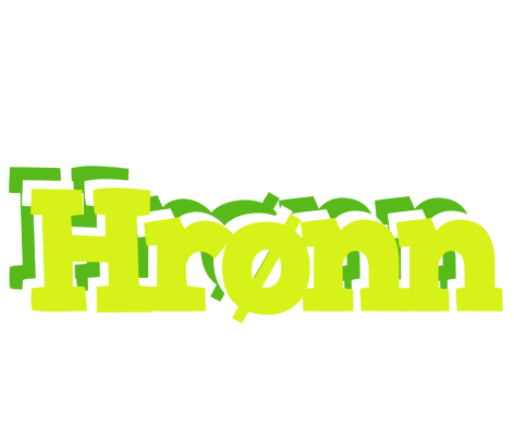 Hrønn citrus logo