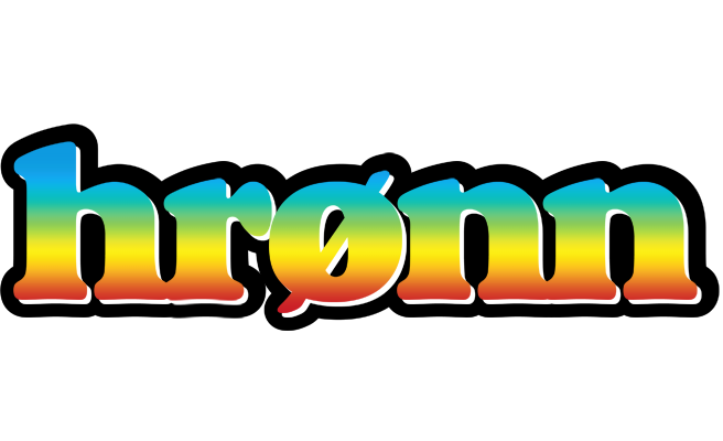 Hrønn color logo