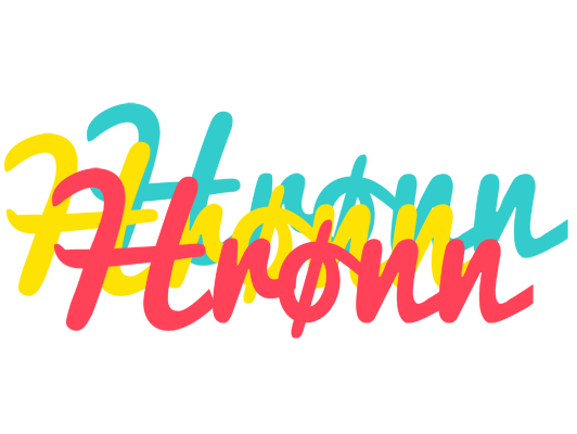 Hrønn disco logo