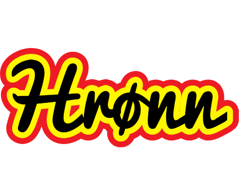 Hrønn flaming logo