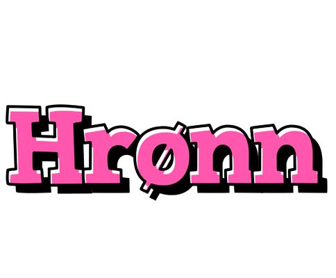Hrønn girlish logo