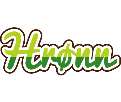 Hrønn golfing logo