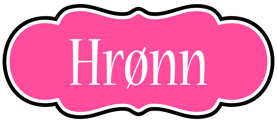 Hrønn invitation logo