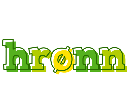 Hrønn juice logo