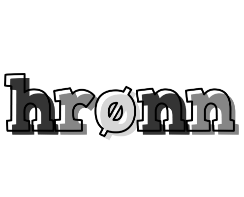 Hrønn night logo