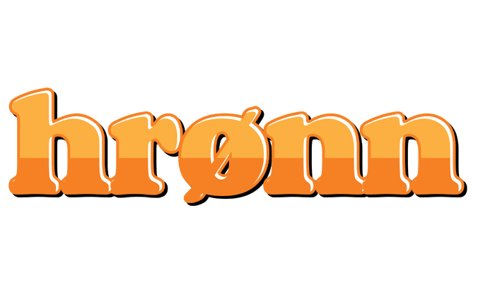 Hrønn orange logo