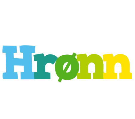 Hrønn rainbows logo