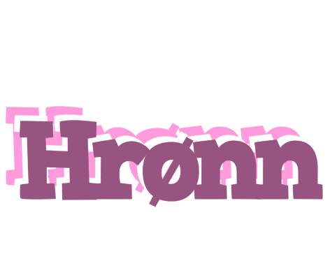 Hrønn relaxing logo