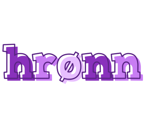 Hrønn sensual logo