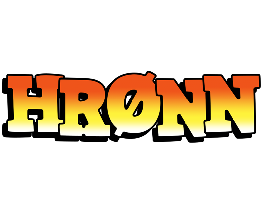 Hrønn sunset logo