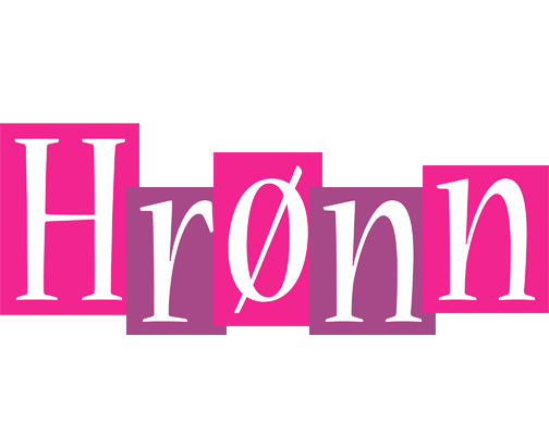 Hrønn whine logo