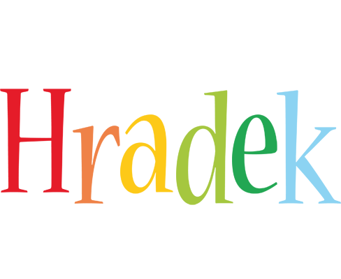 Hradek birthday logo
