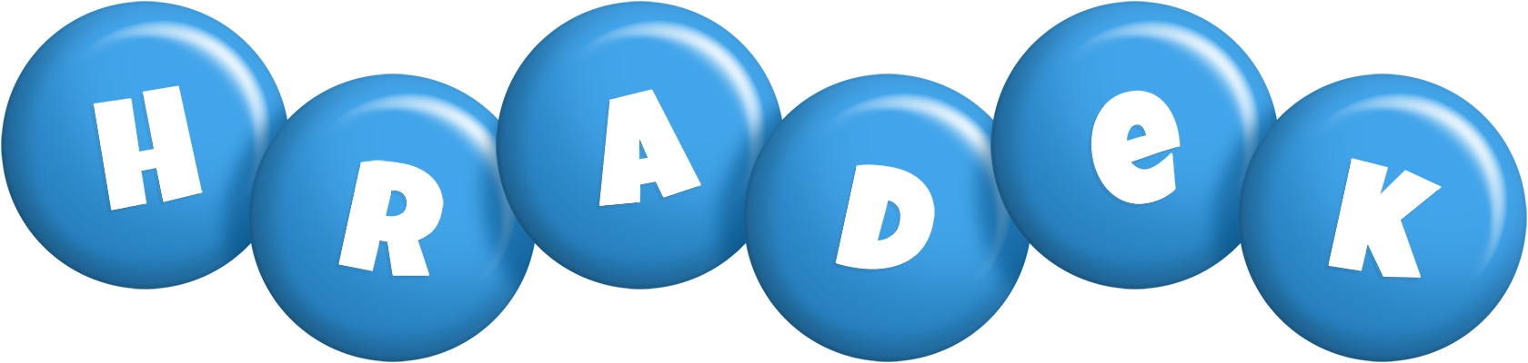 Hradek candy-blue logo