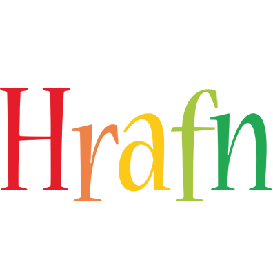 Hrafn birthday logo