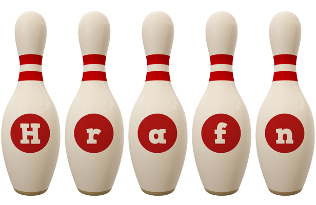 Hrafn bowling-pin logo