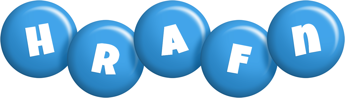 Hrafn candy-blue logo