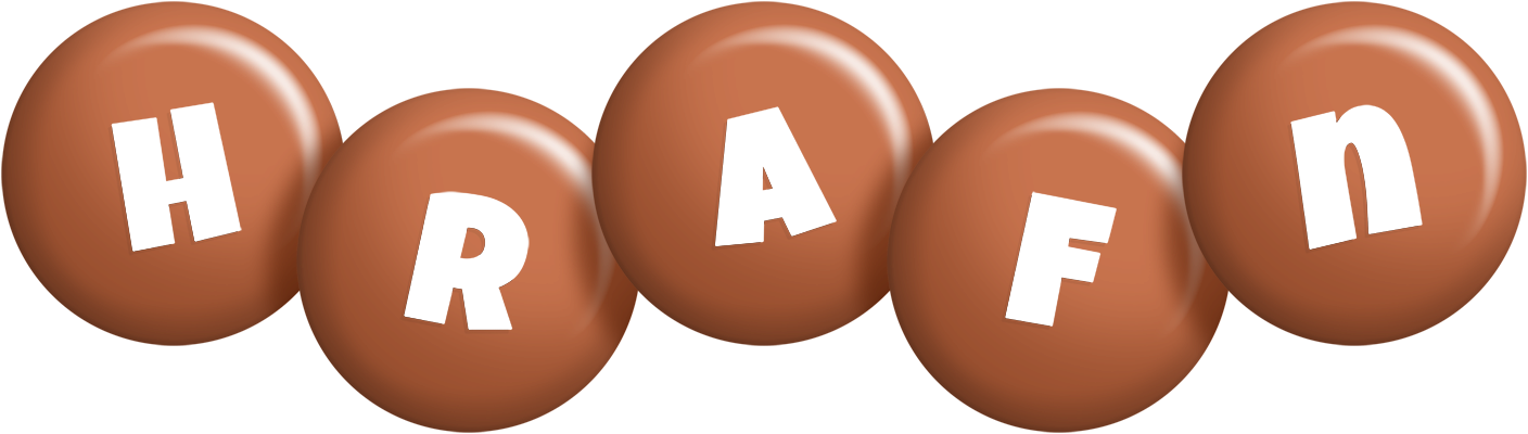 Hrafn candy-brown logo