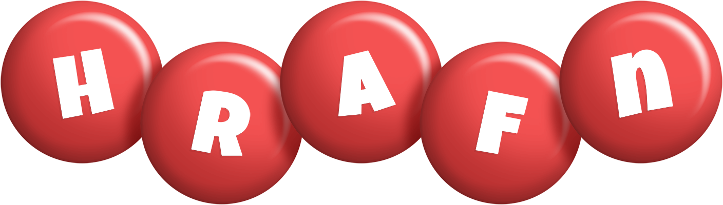 Hrafn candy-red logo