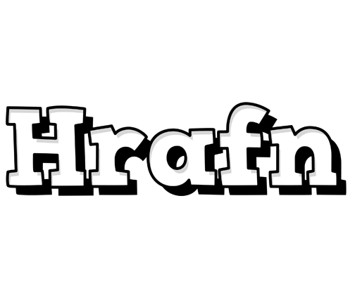 Hrafn snowing logo