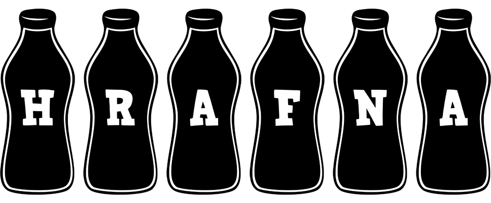 Hrafna bottle logo