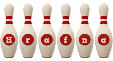 Hrafna bowling-pin logo