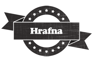 Hrafna grunge logo