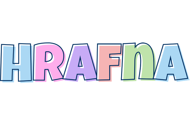 Hrafna pastel logo