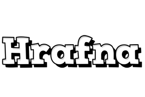 Hrafna snowing logo