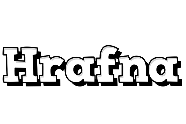 Hrafna snowing logo