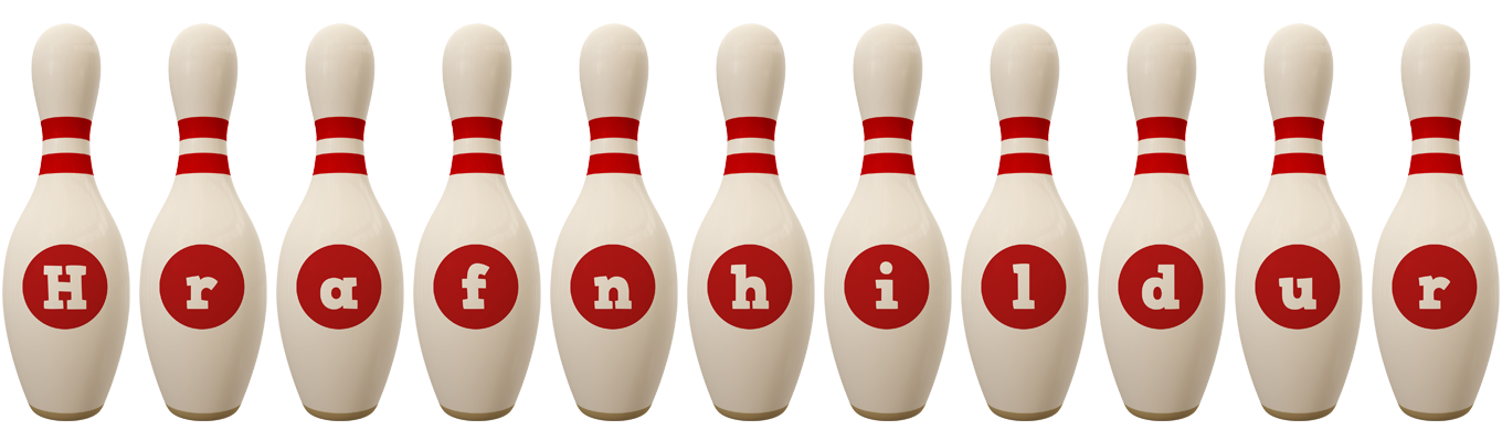 Hrafnhildur bowling-pin logo