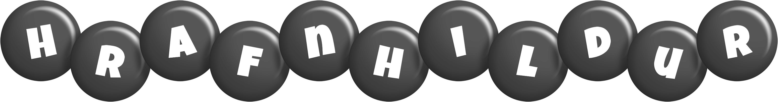 Hrafnhildur candy-black logo