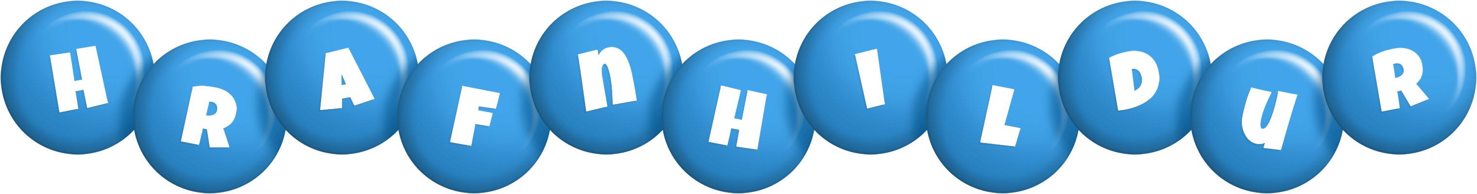 Hrafnhildur candy-blue logo